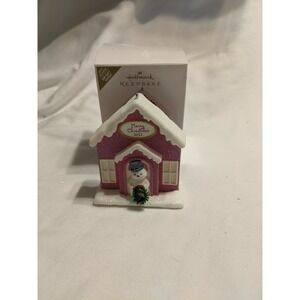2011 Hallmark Keepsake Welcome Christmas Ornament Glitter House